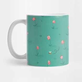 Green Bee Mug